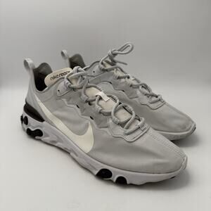 Nike React Element 55 - “Pure Platinum/Summit-White” - Size 11.5 - BQ6166-011